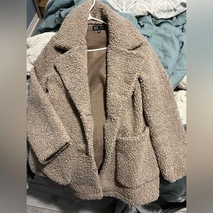 Zara blazer teddy jacket
